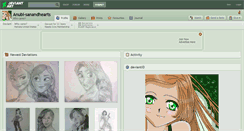 Desktop Screenshot of anubi-sanandhearts.deviantart.com