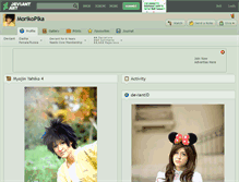 Tablet Screenshot of morikopika.deviantart.com