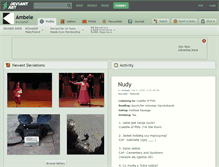 Tablet Screenshot of ambele.deviantart.com