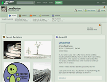 Tablet Screenshot of lenadenise.deviantart.com
