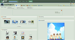 Desktop Screenshot of kyoyatategami16.deviantart.com