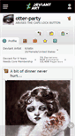Mobile Screenshot of otter-party.deviantart.com