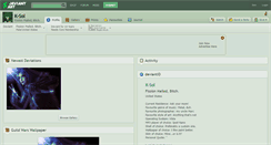 Desktop Screenshot of k-sol.deviantart.com