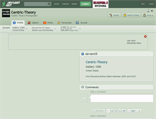 Tablet Screenshot of centric-theory.deviantart.com