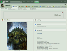 Tablet Screenshot of cocco91.deviantart.com