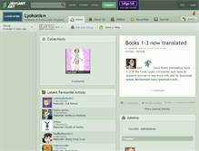 Tablet Screenshot of lyokonis.deviantart.com