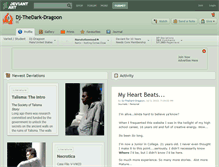 Tablet Screenshot of dj-thedark-dragoon.deviantart.com