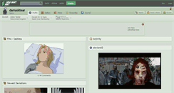 Desktop Screenshot of damasktear.deviantart.com