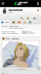Mobile Screenshot of damasktear.deviantart.com