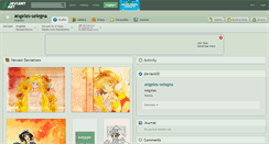 Desktop Screenshot of angeles-selegna.deviantart.com