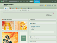 Tablet Screenshot of angeles-selegna.deviantart.com