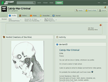 Tablet Screenshot of catnip-war-criminal.deviantart.com