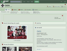 Tablet Screenshot of claytes.deviantart.com