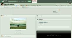 Desktop Screenshot of chainedfreespirit.deviantart.com