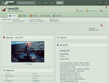 Tablet Screenshot of corny235.deviantart.com