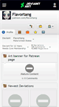 Mobile Screenshot of flavortang.deviantart.com