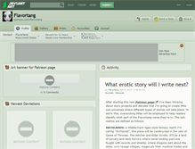 Tablet Screenshot of flavortang.deviantart.com