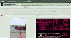 Desktop Screenshot of jeffery-the-flamingo.deviantart.com