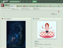 Tablet Screenshot of keiko-z.deviantart.com