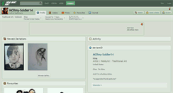 Desktop Screenshot of mcrmy-soldier14.deviantart.com