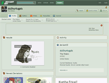 Tablet Screenshot of dushurtugals.deviantart.com