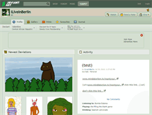 Tablet Screenshot of iliveinberlin.deviantart.com