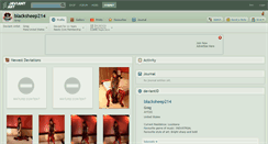 Desktop Screenshot of blacksheep214.deviantart.com