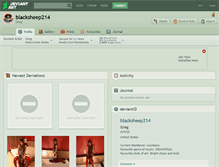 Tablet Screenshot of blacksheep214.deviantart.com