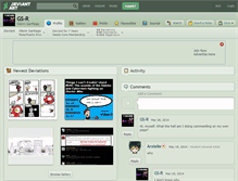 Tablet Screenshot of gs-r.deviantart.com