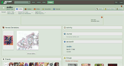 Desktop Screenshot of antikv.deviantart.com