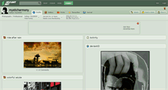 Desktop Screenshot of mysticharmony.deviantart.com