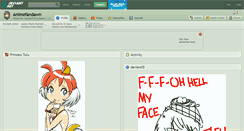 Desktop Screenshot of animefandawn.deviantart.com