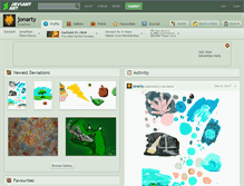 Tablet Screenshot of jonarty.deviantart.com