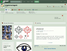 Tablet Screenshot of megalomaniageek.deviantart.com