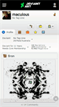 Mobile Screenshot of maculous.deviantart.com
