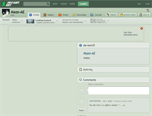 Tablet Screenshot of maze-ae.deviantart.com