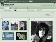 Tablet Screenshot of princesscarmilla.deviantart.com