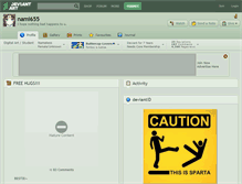 Tablet Screenshot of nami655.deviantart.com