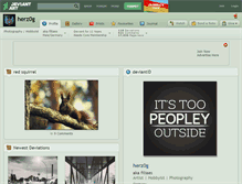 Tablet Screenshot of herz0g.deviantart.com