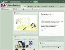 Tablet Screenshot of equine-couples.deviantart.com