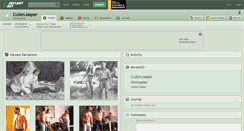 Desktop Screenshot of cullenjasper.deviantart.com
