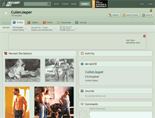 Tablet Screenshot of cullenjasper.deviantart.com