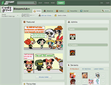 Tablet Screenshot of blossomclub.deviantart.com