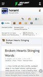 Mobile Screenshot of honami.deviantart.com
