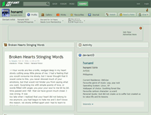 Tablet Screenshot of honami.deviantart.com