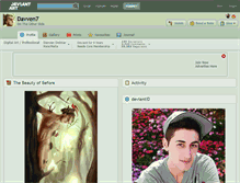 Tablet Screenshot of davven7.deviantart.com