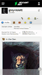Mobile Screenshot of greyviolett.deviantart.com