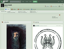 Tablet Screenshot of greyviolett.deviantart.com