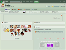 Tablet Screenshot of gaiadon.deviantart.com