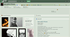 Desktop Screenshot of dark-gothic-princess.deviantart.com